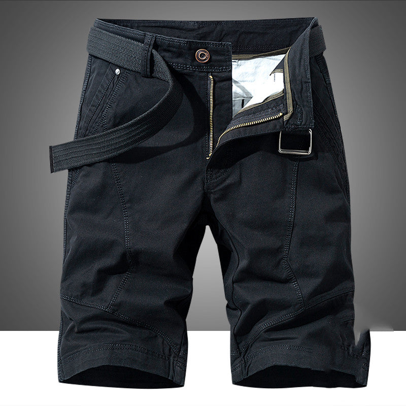 Men's Summer Casual Loose Large Size Thin Cargo Half-Length Pants