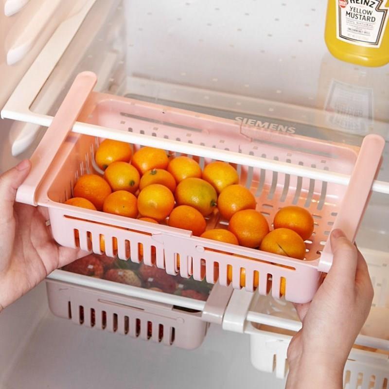 Teleskop-Kühlschrank-Aufbewahrungskorb