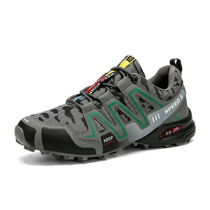 Herren Wanderschuhe Klettern Männliche Sportschuhe Arbeitssicherheitskappe Taktische rutschfeste, langlebige Trekking-Sneaker Herrenschuhe