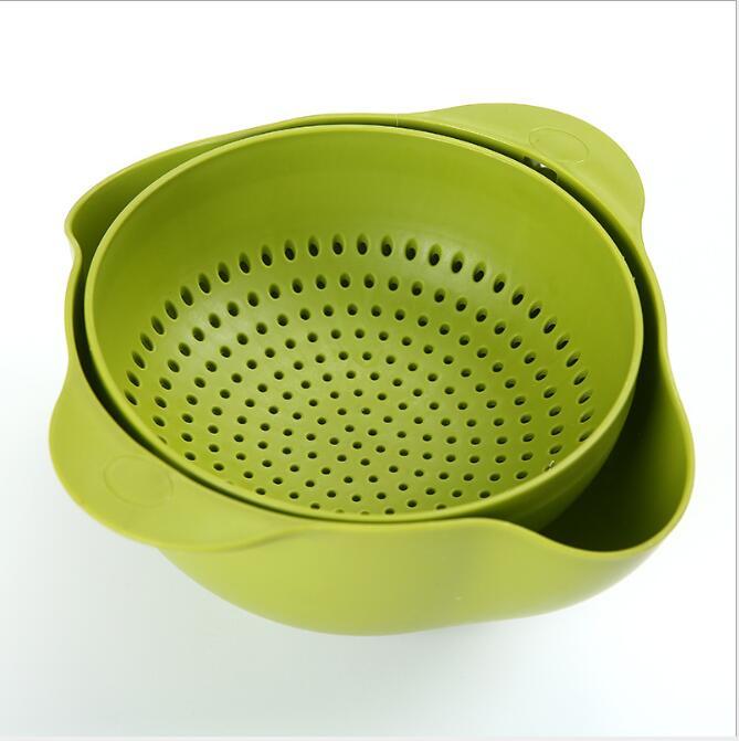 Küche Wäsche Organizer Verdickung Home Küche Kunststoff Reis Obst Schüssel Waschen Reis Sieb Becken Waschen Korb