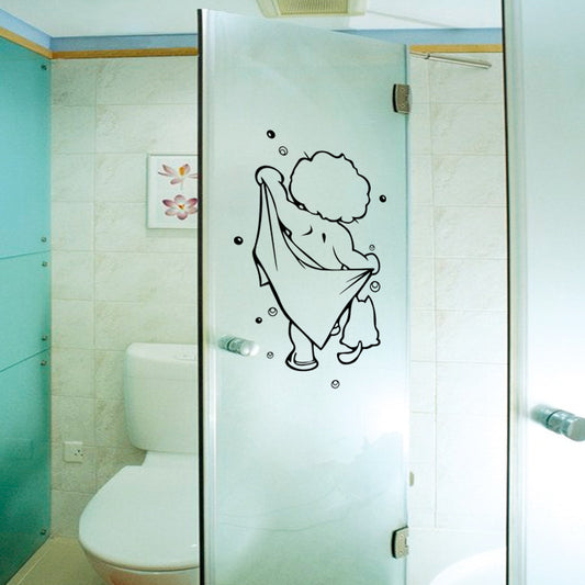 Wandaufkleber Badezimmer Babyparty geschnitztes Badezimmer