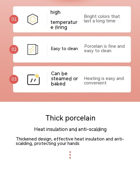 Cartoon Lucky Bear Ceramic Tableware Set