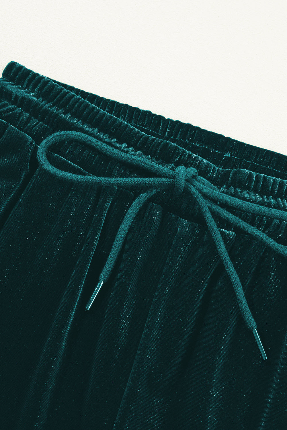 Evergreen Solid Hose mit weitem Bein und Kordelzug in der Taille