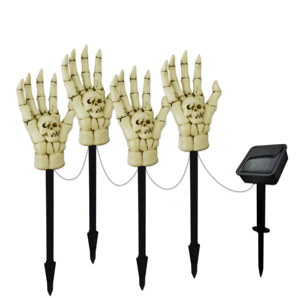 Halloween Wasserdichte Ghost Hand Licht Hof Solar Licht