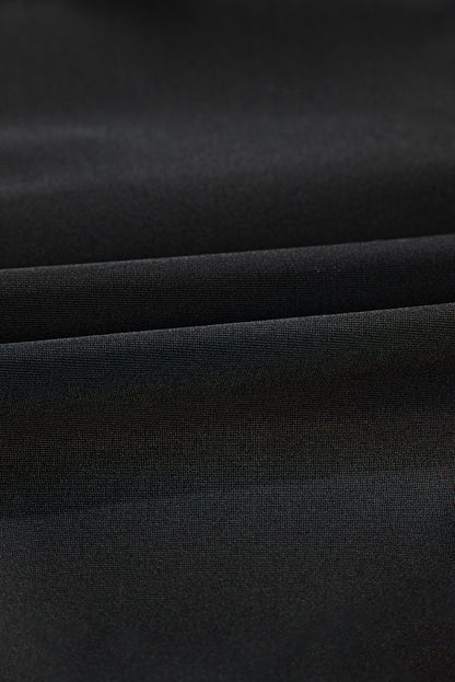 Rosaroter Crossover-Badeanzug mit Farbblockdesign und Cut-Outs