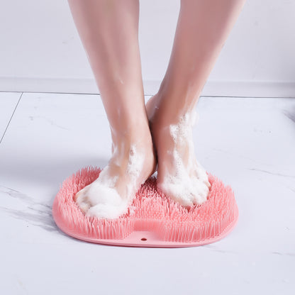Silicone Massage Bath Brush & Mat