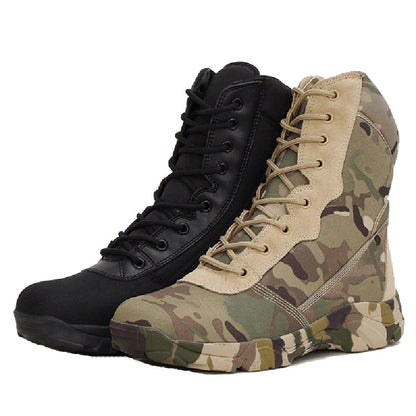 Camouflage-Stiefel
