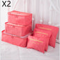 6 PCS Travel Storage Bag Set for Clothes Tidy Organizer