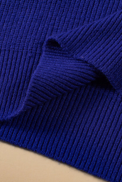 Bluing Sparkling American Flag Knitted Vest