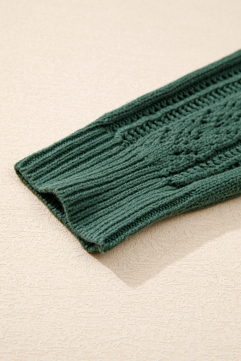 Canton – Offen gestrickte Strickjacke mit überschnittenen Schultern