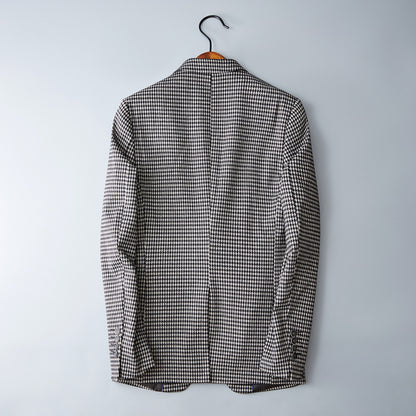 Suit Jacket Men's Business Slim-fit Handsome Fashion Single Leisure Suit Plaid Top
