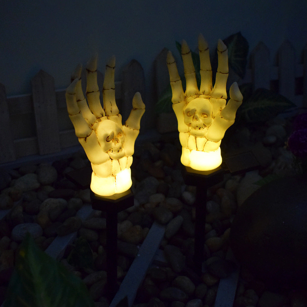 Halloween Wasserdichte Ghost Hand Licht Hof Solar Licht