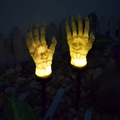 Halloween Wasserdichte Ghost Hand Licht Hof Solar Licht