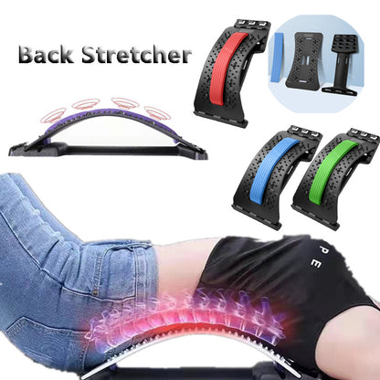 Adjustable Back Stretcher: Pain Relief & Support