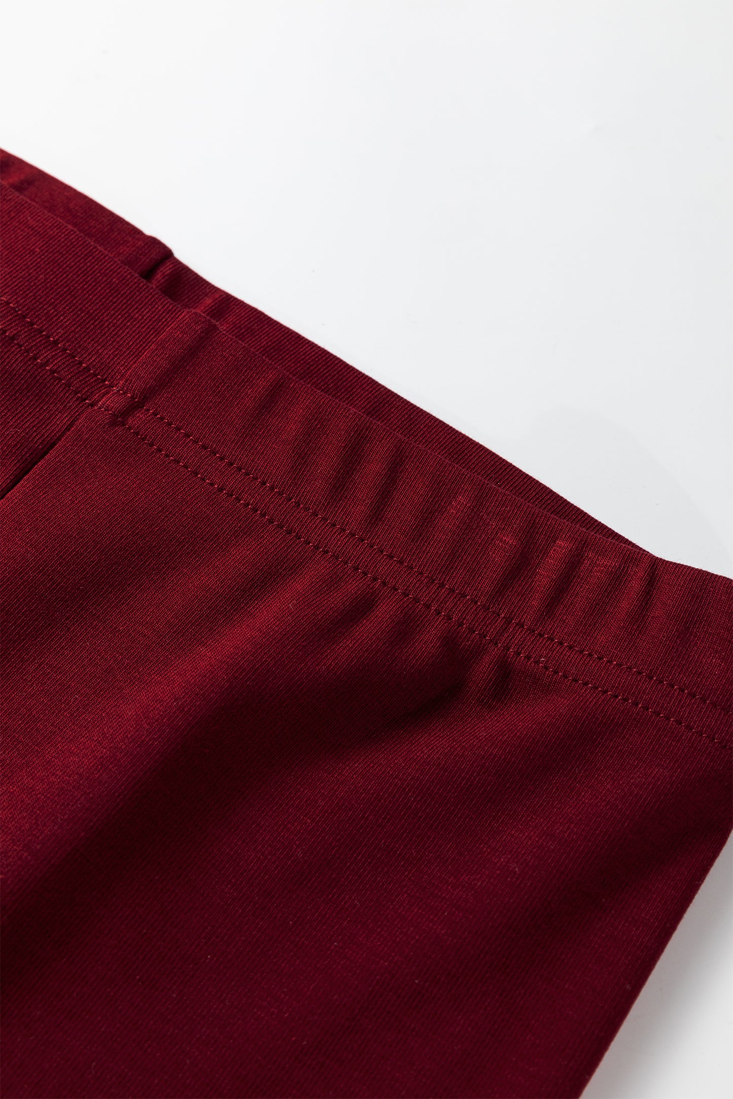 Red Stripe Pullover Hoodie Ribbed Solid Pants 2pcs Set Outfit