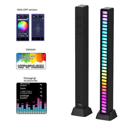 RGB Sound-Controlled LED Light Bar: Perfect for Parties & Cars