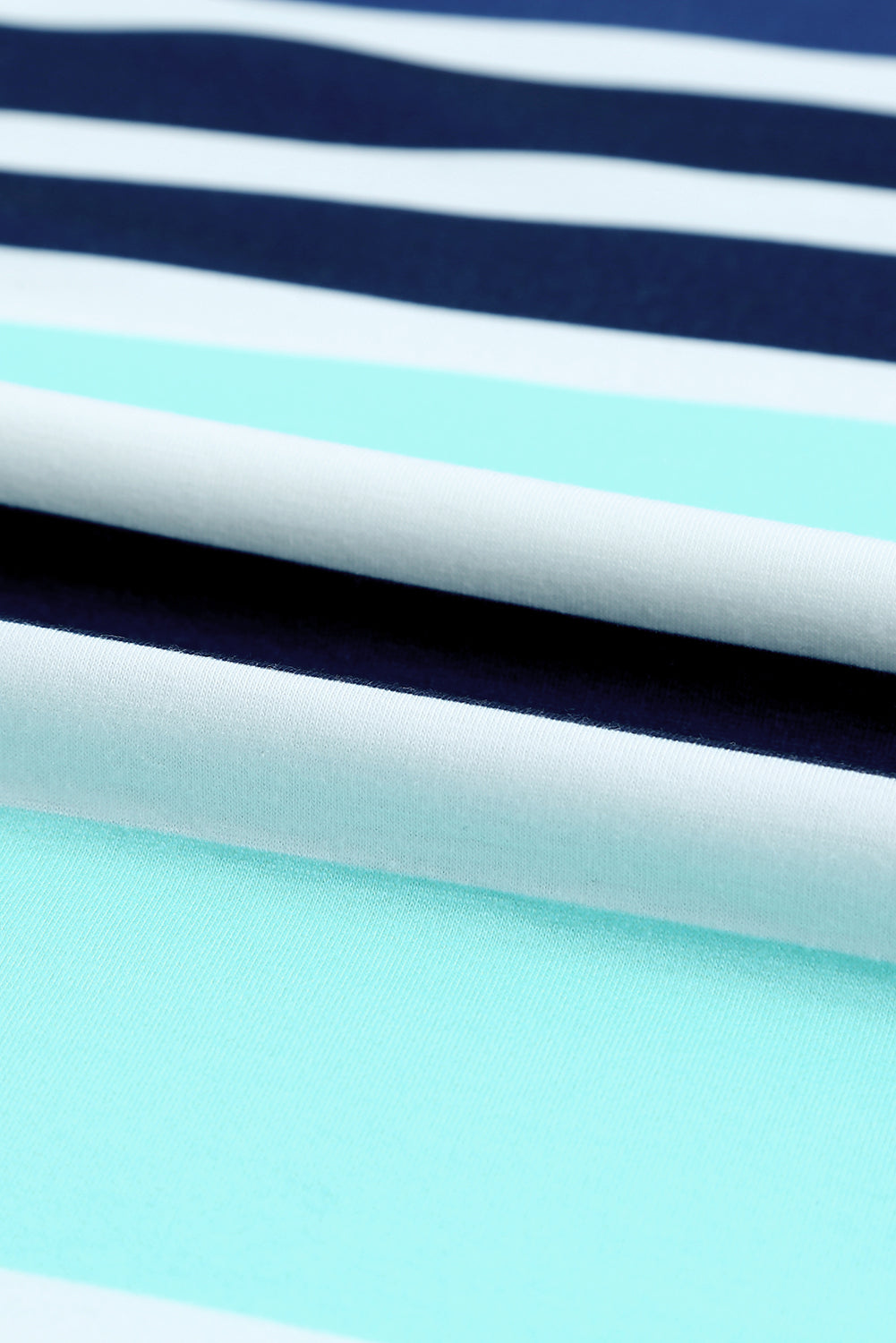 Langärmliger Hoodie mit mehrfarbigen Streifen und Kordelzug