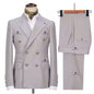 Men's Two-piece Suit Double Breasted