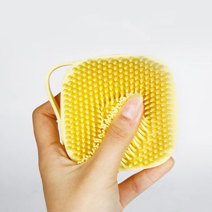 Pet Bath Brush with Shampoo Dispenser