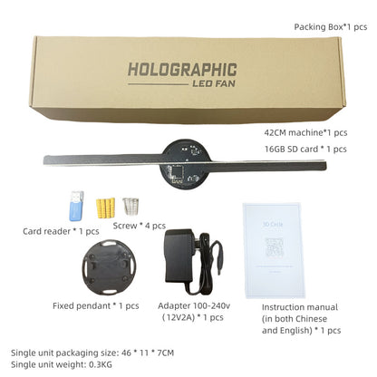 High Quality DIY 3D Holographic Sign Light