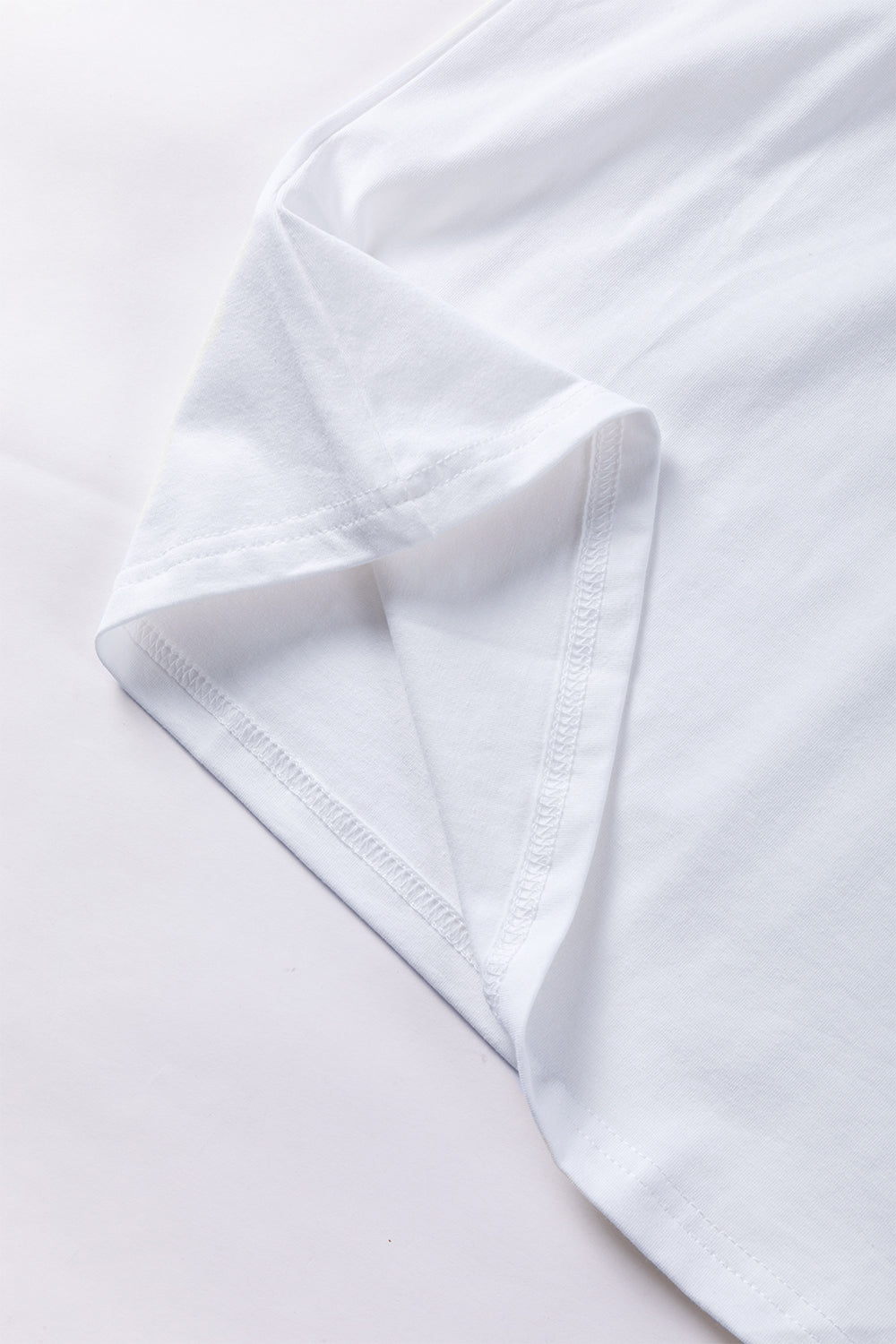 White Valentine Love Tinsel Graphic T-shirt