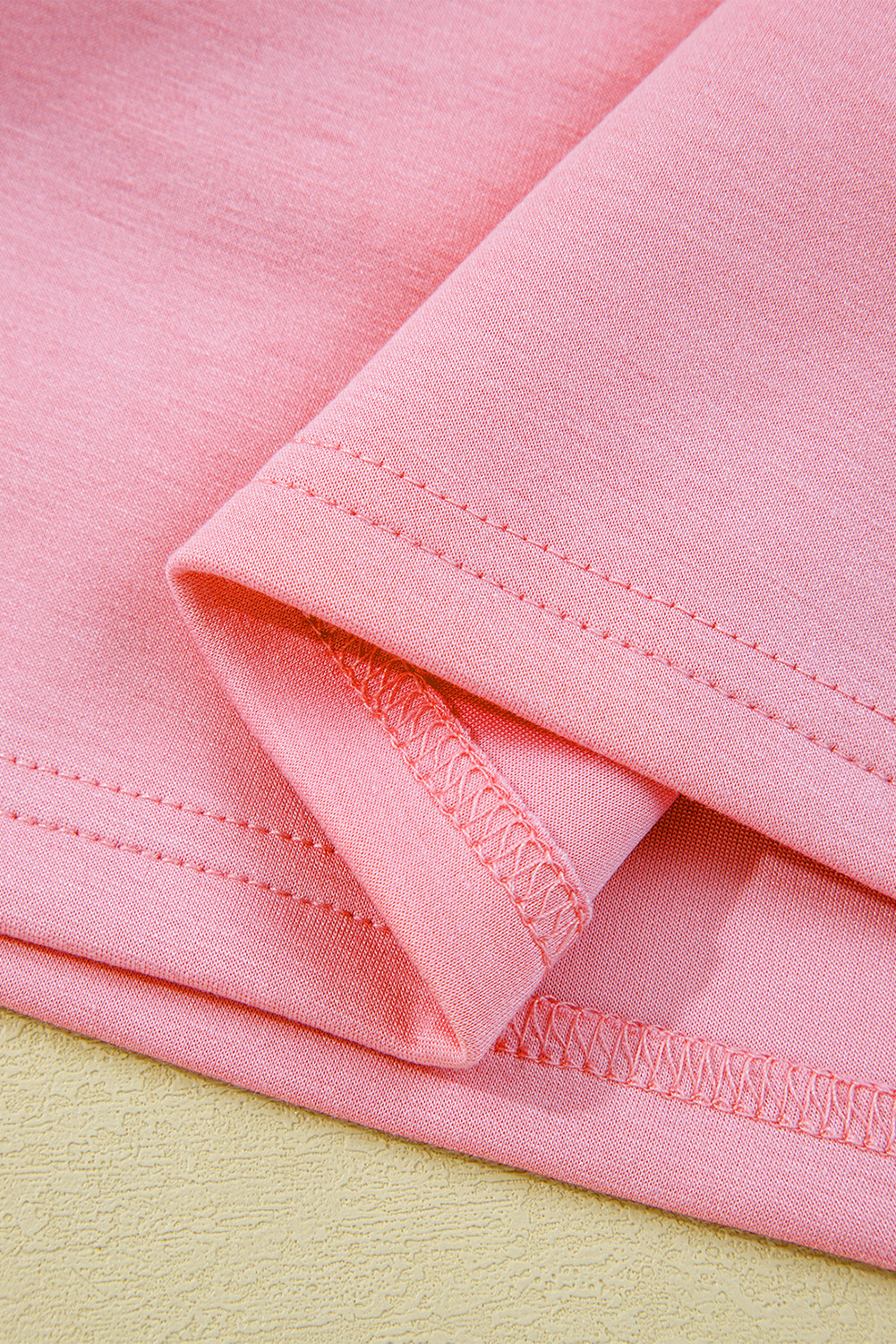 Pink Half Zip Sporty Pullover Mini Skirt 2pcs Outfit