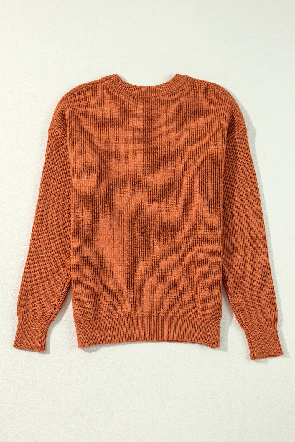 Pullover mit Flamingo- und Kürbis-Grafik