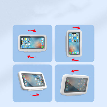 Shower Phone Box: Waterproof Touch Screen Holder