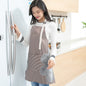 Damen-Schürzen, wasserdicht, verstellbarer Nackengurt, saugfähig, zum Kochen, Gärtnern, Grillen, Backen, ärmellos, Küchenschürze mit Tasche