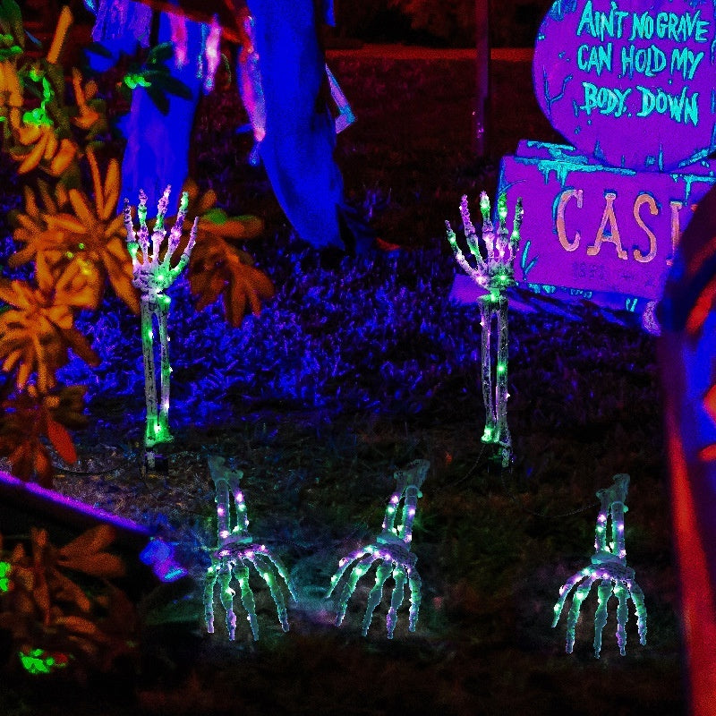 Halloween Outdoor Bodenlampe Solar Hof Ambiente Licht
