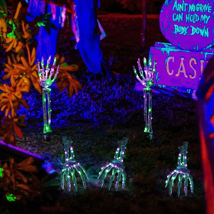 Halloween Outdoor Bodenlampe Solar Hof Ambiente Licht