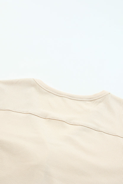 Apricot – Selected – High-Low-Cardigan mit Knopftaschen