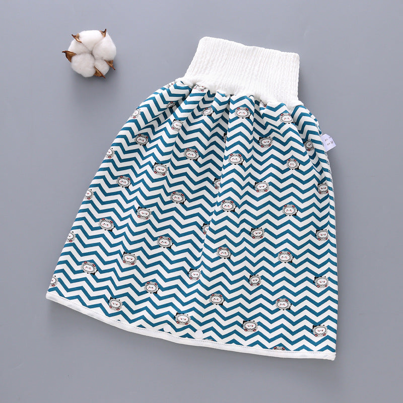 Leak-Proof Cotton Bed Wetting Skirt for Babies