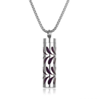 Titanium Steel Aromatherapy Pendant