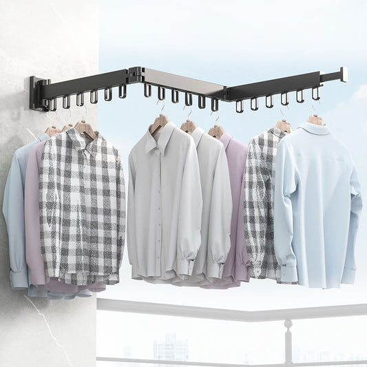 Wall-Mounted Clothes Drying Rack