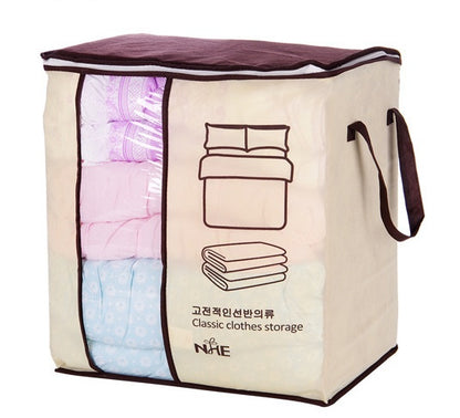 Vlies-Familien-Organizer zum Platzsparen, Bett-Aufbewahrungsbox unter dem Schrank, Kleidertrenner, Quilt-Taschenhalter 
