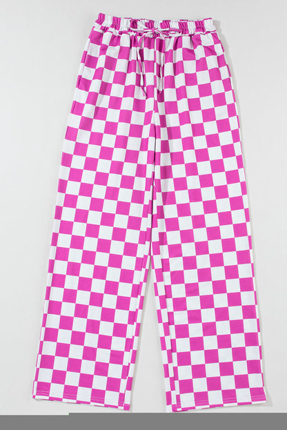 Hellrosa Lounge-Set mit T-Shirt und Hose mit „Be Mine“-Print