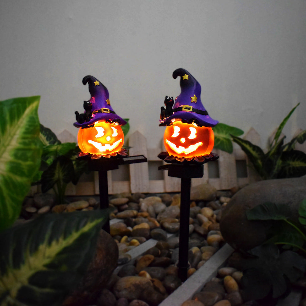 Solar Halloween Outdoor Kreative Atmosphäre Kürbis Lampe