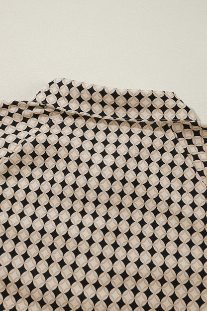 Schwarzes, zweifarbiges Pullover-Sweatshirt mit kontrastierendem Kragen in Übergröße