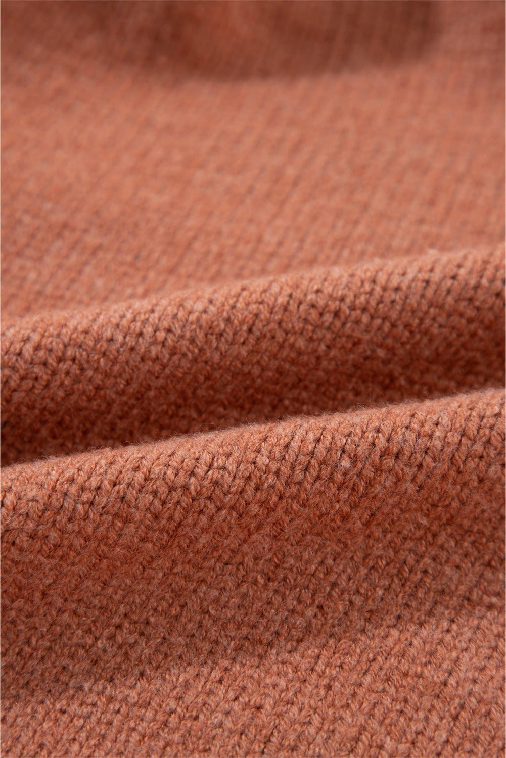 Kurzer Cardigan mit überschnittenen Schultern und offener Vorderseite in Hellbeige