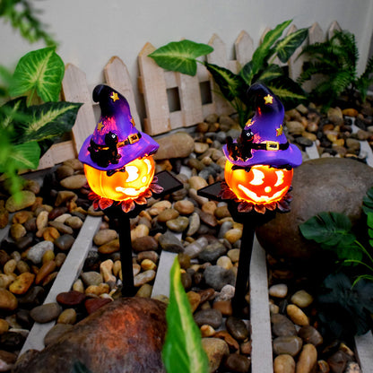 Solar Halloween Outdoor Kreative Atmosphäre Kürbis Lampe