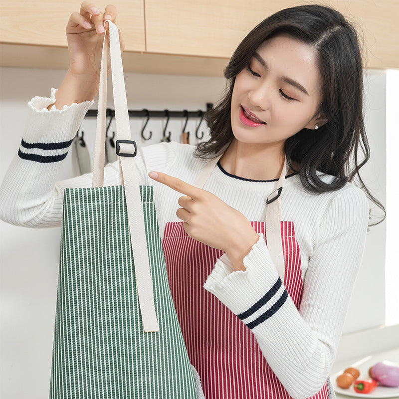 Damen-Schürzen, wasserdicht, verstellbarer Nackengurt, saugfähig, zum Kochen, Gärtnern, Grillen, Backen, ärmellos, Küchenschürze mit Tasche
