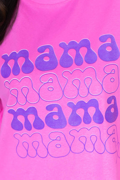 Bonbon MAMA – Oversize-T-Shirt mit Grafik