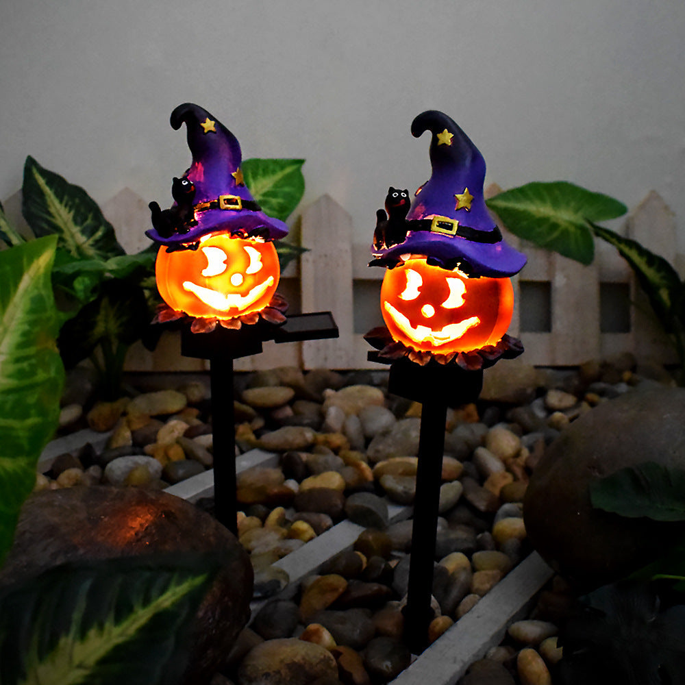 Solar Halloween Outdoor Kreative Atmosphäre Kürbis Lampe