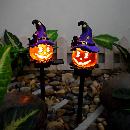 Solar Halloween Outdoor Kreative Atmosphäre Kürbis Lampe