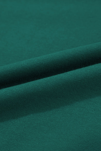 Evergreen 2-teiliges Set mit T-Shirt und Rock mit überschnittener Schulter und Farbblockdesign