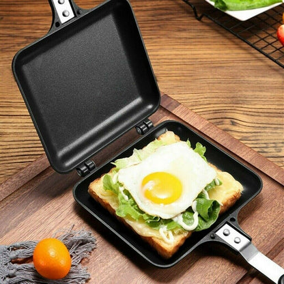 Sandwich Toastie Maker Toaster Maschine Frühstück Antihaft Camping Herd Toaster