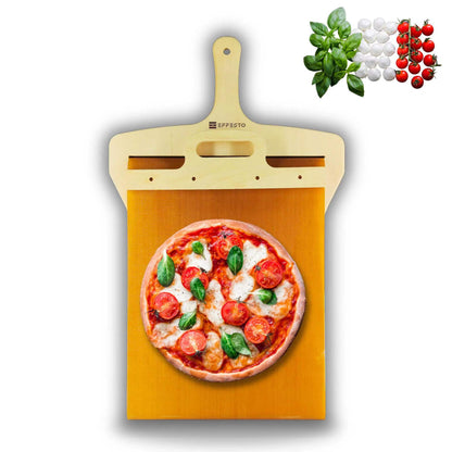 Sliding Pizza Shovel & Non-Stick Cutting Board: Convenient Kitchen Baking Tool"