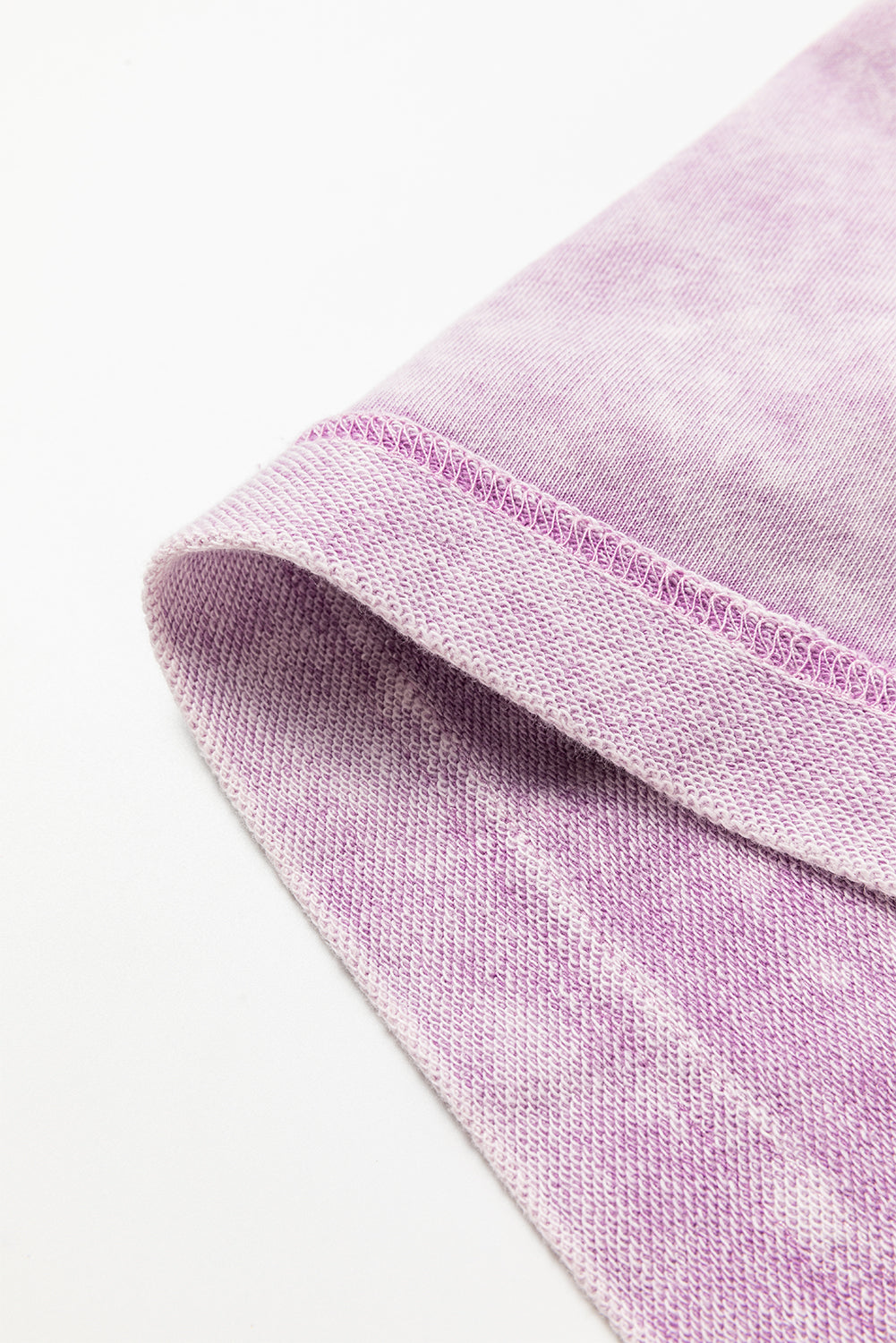 Übergroßes T-Shirt mit sichtbaren Nähten und überschnittener Schulter in Orchid Petal Mineral Wash