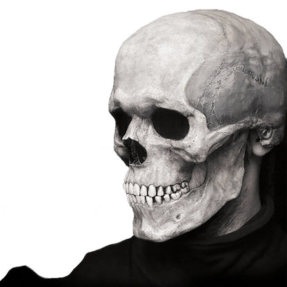 Halloween Beweglicher Mund Schädel Maske Helm Mund Beweglicher Schädel Voller Kopf Schädel Maske
